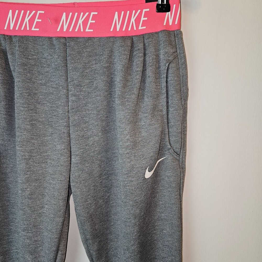 Nike Girls Dri-Fit Training Lightweight Sweats Pant Gray Joggers, Large, NWT - Picture 2 of 9